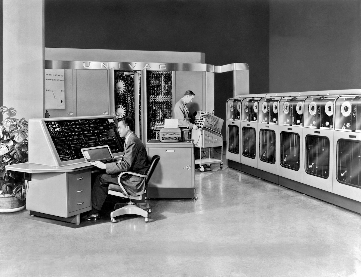 Univac, the first commercial computer in the US.