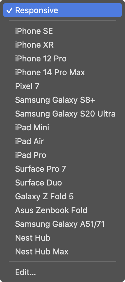 The Device List is… ancient and inaccurate—they don’t account for the browser’s own interface, so they are all too tall!